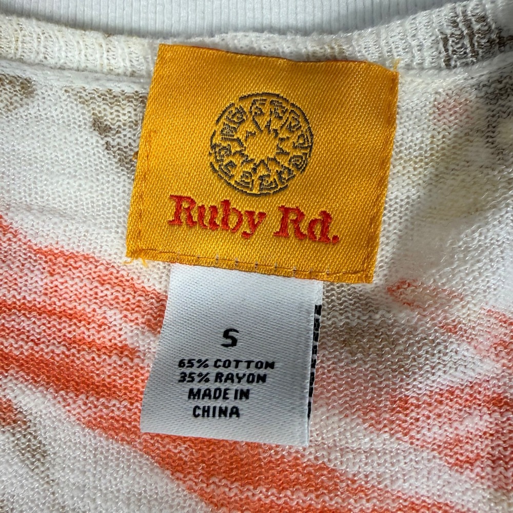 Ruby Rd Floral Lightweight Open Front Cardigan Sw… - image 5